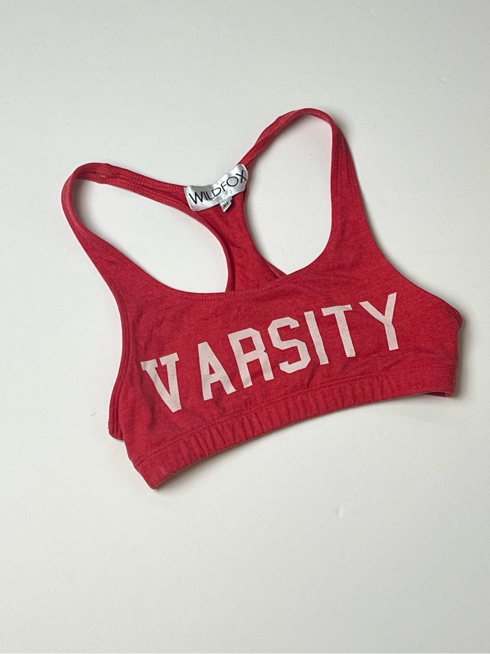 Wildfox Varsity Red Bralette